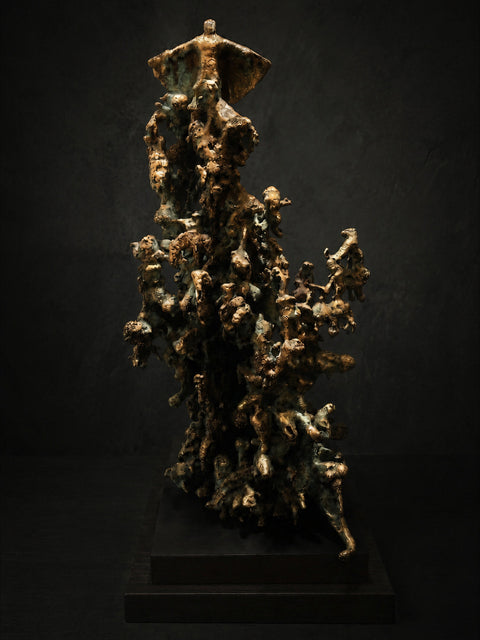 Toys 'R Brass, original sculpture, by VYRD, cold-cast bronze, 2026