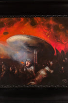 Uphill Battle, original painting, by VYRD, acrylic on canvas, 2025