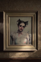 Another view of Daughter, original painting by VYRD, acrylic on canvas, 2024