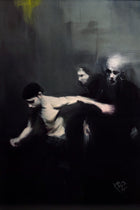 Followers: 2, original painting, by VYRD, acrylic on canvas, 2025