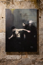Followers: 2, original painting, by VYRD, acrylic on canvas, 2025
