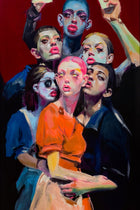 Followers: 2M, original painting by VYRD, acrylic on canvas, 2026